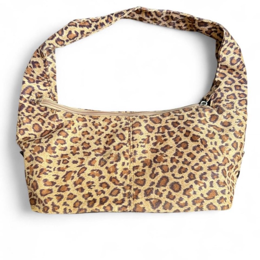 NEIMAN MARCUS leopard print faux suede shoulder bag. Super fun for a night out!